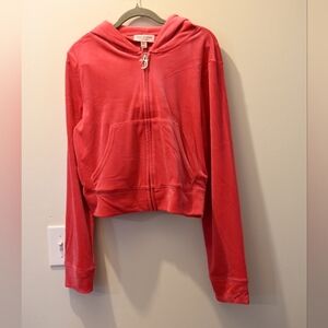 Juicy Couture Vixen Pink Velour Hoodie And Trackpants Set Large Mean Girls 2000s